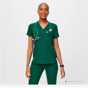 Hunter green scrubs